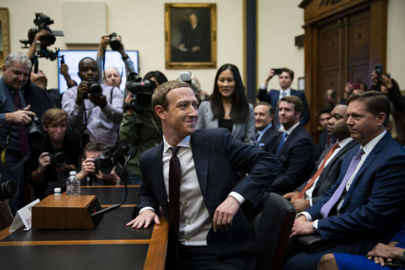 mark zuckerberg at the court during the Cambridge Analytica Scandal